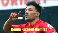 Bonne - scored the first