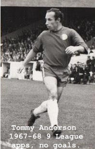 Tommy Anderson  1967-68 9 League  apps, no goals.