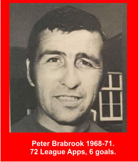 Peter Brabrook 1968-71. 72 League Apps, 6 goals.